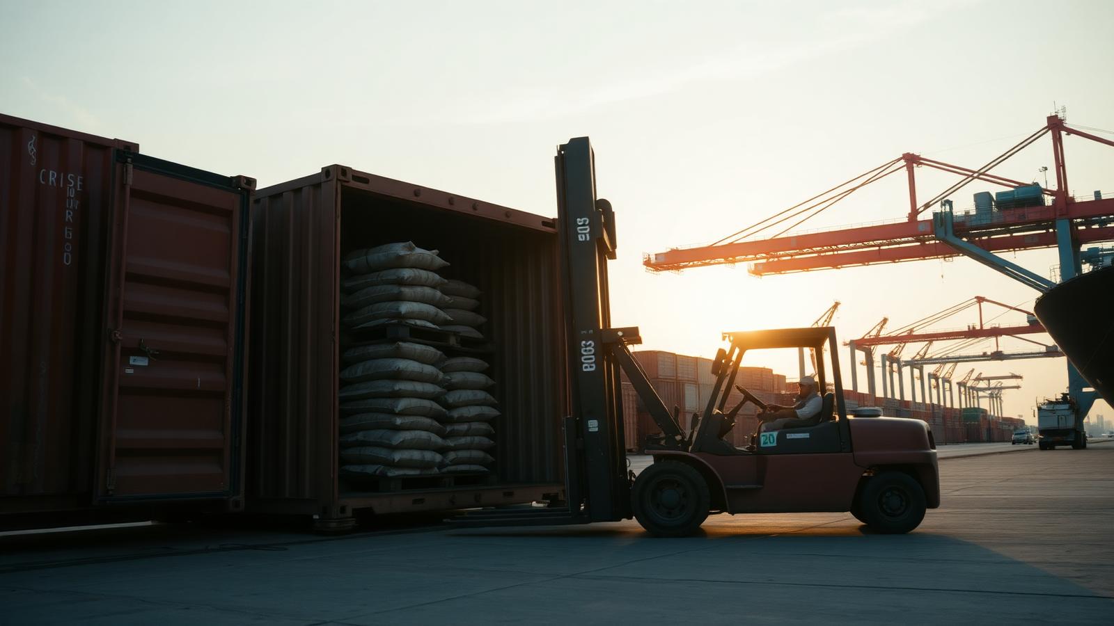 Containers moving through Lagos Port for export